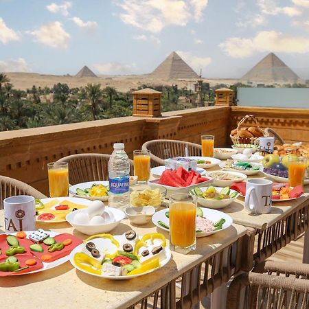 Taj Pyramids View Inn Kafret el-Gabal Exterior foto